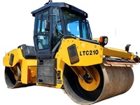 Rouleau compresseur vibrant à double tambour LTC210 de 10 tonnes, machine de nivellement et de compactage, pompe à moteur hydraulique complète avec engrenage