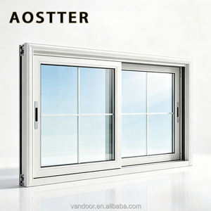 Fenêtres et portes sur mesure, étanches et isolantes, avec roulettes, fenêtres coulissantes en PVC, fenêtres en verre, fenêtres en PVC, fenêtres en UPVC - Product Image 1