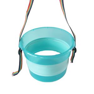 Cubo Plegable de Plástico Suave de Grado Alimenticio Resistente a la Oxidación con Asa para Pintura - Product Image 1