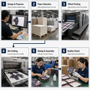กล่องของขวัญปฏิทินนับถอยหลัง 24 วัน รูปทรงหนังสือ พิมพ์ลายตามสั่ง FX  ทำจากกระดาษแข็งเคลือบแม่เหล็ก  พร้อมเคลือบ UV  วัสดุรีไซเคิล  แบบกล่องสุ่ม - Product Image 6