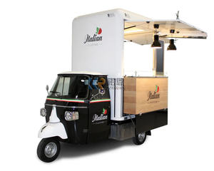 Camion de nourriture mobile électrique à vendre, kiosque de vente rapide de glaces, tricycle Ape, chariot de nourriture avec cuisine complète - Product Image 6