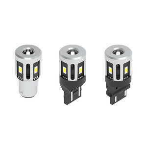 <span class=keywords><strong>Venta</strong></span> de fábrica 1157 BAY15D P21/5W luz de freno LED 30W Canbus 5000LM CSP 5530 T20 7443 T25 3157 Luz de señal de giro LED automática con ventilador - Product Image 1