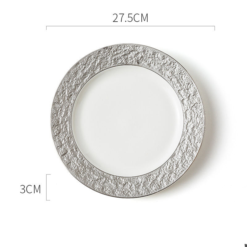 10.8 pouces argent blanc