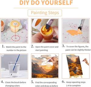 Peinture à l'huile par numéros DIY, <span class=keywords><strong>femme</strong></span> sexy sans cadre, décoration murale pour la maison, peinture sur toile à colorier à la main par numéros - Product Image 5