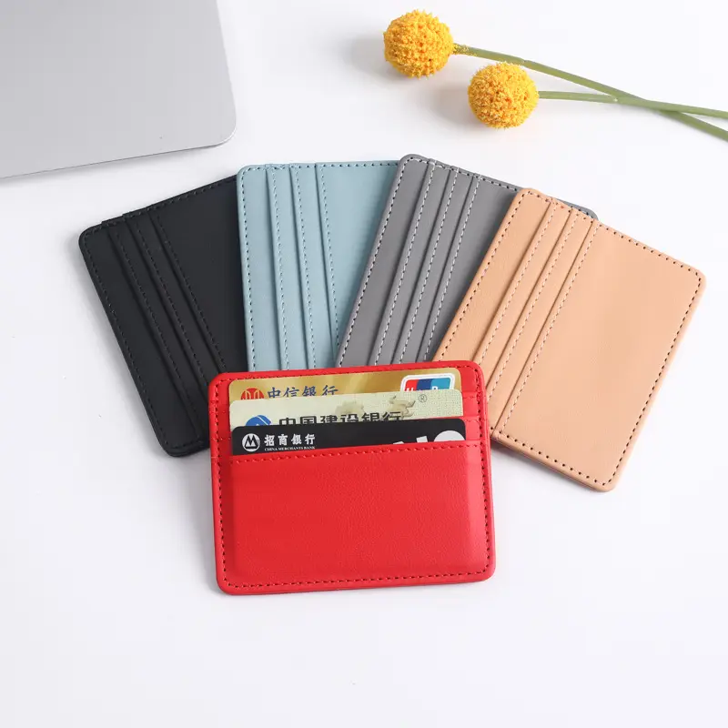 Nouveau produit Explosion Portable Ultra-mince petit changement Bus Pass banque petit porte-carte portefeuille