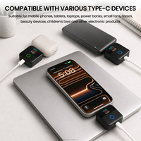 Separador de Carga Inteligente X02 con Expulsión Automática, 140W, Tipo C, Pantalla Digital, Desconexión Automática, Adaptador de Cargador de Seguridad