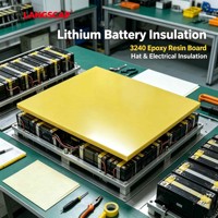 Panneau isolant en fibre de verre stratifié de résine époxy 36 kV 3240, déflecteur d'isolation anti-arc et résistant à l'humidité
