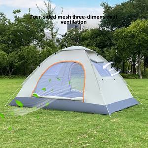 Tente de <span class=keywords><strong>camping</strong></span> Highwin pour 2 personnes, imperméable, abri solaire, installation facile, légère, portable, cadre en polyester 170T et fibre de verre, été - Product Image 3