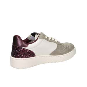 Sneakers Victoria Donna con Dettagli Glitterati Color Tortora, Scarpe Moda Femminile - Product Image 5