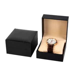 watch case 12 grid Suppliers-Watch Box for Men Plastic Watch Case Display Storage Holder Organizer Single Grid Gift box