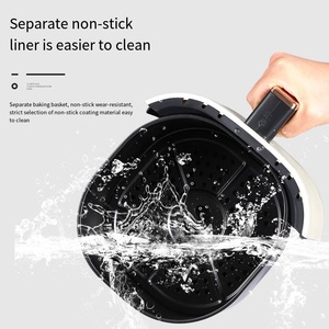 Grande Promotion Friteuse à <span class=keywords><strong>Air</strong></span> 8L Norme Européenne, Friteuse Électrique Ménagère Multifonctionnelle Grande Capacité Sans Fumée pour Frites, Mécanique - Product Image 2