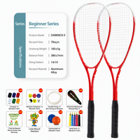 Ensemble de raquettes de squash SwiftAce pour débutants, accessoires complets, cadeau, fibre de carbone ultra-légère SA-320, hommes, femmes, entraînement, nouveaux joueurs