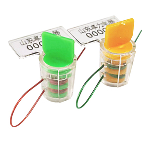 ZL-F016 giả mạo bằng chứng bảo mật cao PC + ABS nhựa con dấu trong suốt Xoắn Đồng hồ điện an ninh con dấu - Product Image 1