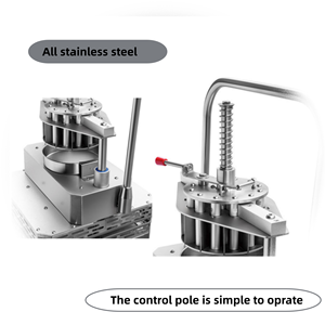 เครื่องแบ่งแป้งแบบตัดกลมขนาด14ชิ้น/นาทีผลิตได้สูงสุดเครื่องตัดกลมแบบกึ่งอัตโนมัติ - Product Image 2