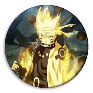 Wholesale <strong>Narutos</strong> Anime-Themed Tinplate Round Lapel Pins &amp; Chest Pins Badge Anime <strong>Merchandise</strong> - Product Image 2