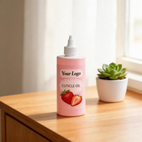 Huile à cuticules parfumée en vrac pour marque privée, flacon de 4 oz avec embout de précision, huile à cuticules pour salon de manucure