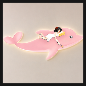 Lampe murale LED en forme de baleine pour fille, décoration murale d'animaux marins de <span class=keywords><strong>dessin</strong></span> <span class=keywords><strong>animé</strong></span> pour chambre d'enfant, crèche, salle de jeux, éclairage intérieur d'hôtel - Product Image 2