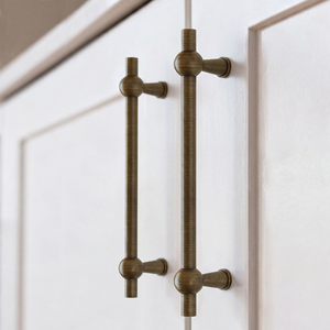 Schrankgriffe aus massivem H59-Messing, antike Bronze, französischer Stil, T-förmige Schubladengriffe, verschiedene Größen für Möbelbeschläge - Product Image 4