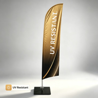 Drapeau Triton Blade pour la promotion extérieure, idéal pour les événements marketing des entreprises