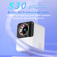Mini-projecteur DLP portable X10 180 ANSI LED 720P 1080P Max Android 10 à courte focale compatible 3D pour la maison, le bureau et le cinéma
