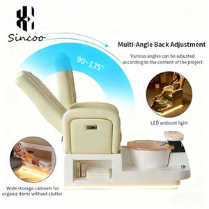 Manufacturer Luxury Comfortable Reclining Pedicure <b>Chair</b> Adjustable Electric Solutions Foot Massage <b>Chair</b> for Nail Salon - Product Image 4