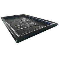 Tapis de lavage de voiture gonflable portable en PVC, personnalisé, pour garage, tapis de sol de lavage de voiture, vente chaude
