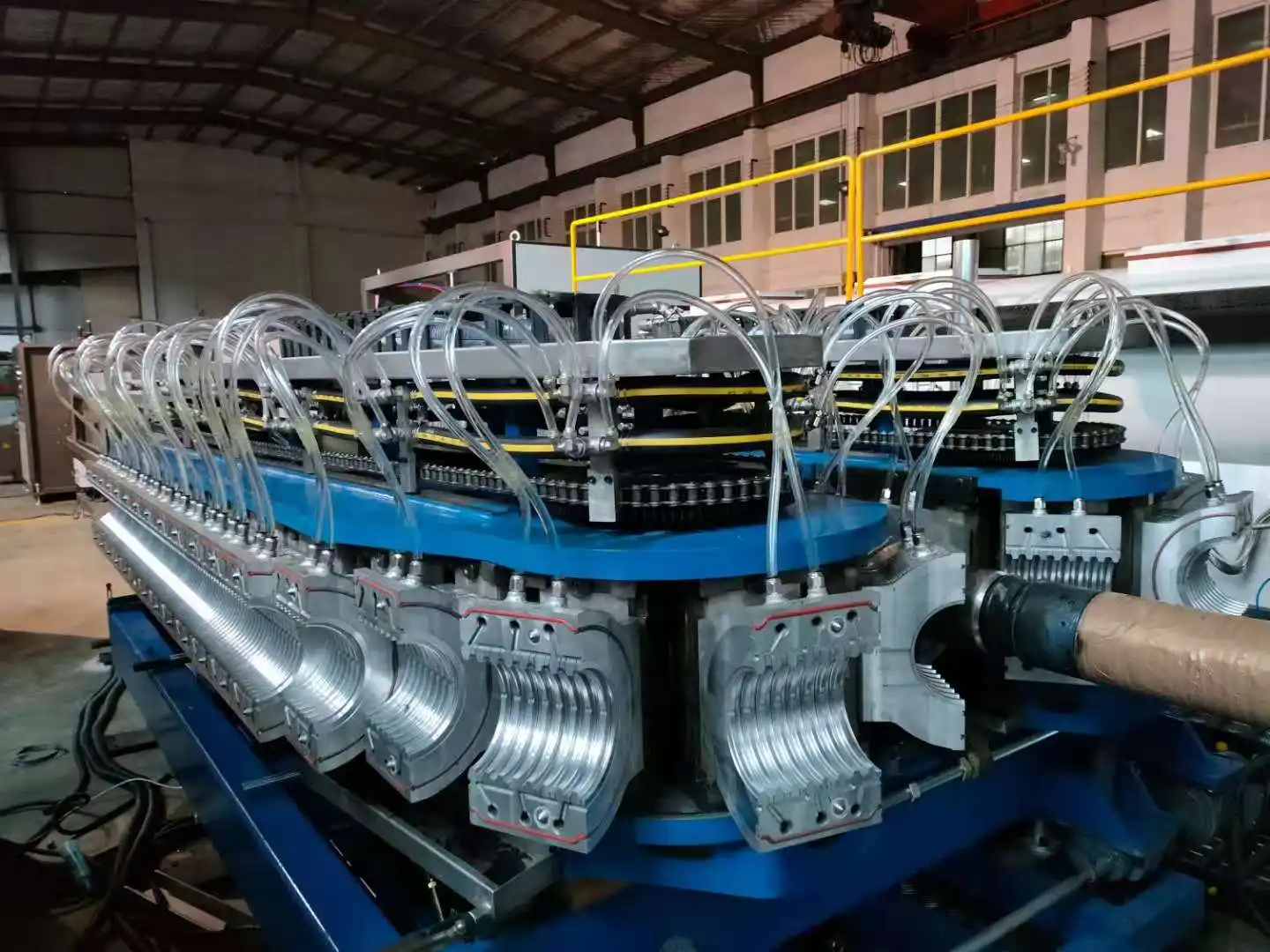 Hdpe Corrugated Pipe Machine 200-500MM HDPE Double Wall Corrugated Pipe Extrusion Machine For Heavy Rainfall Drainage