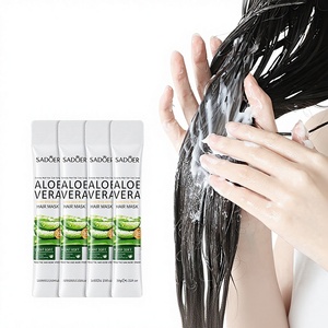 <span class=keywords><strong>Masque</strong></span> capillaire réparateur <span class=keywords><strong>ultra</strong></span>-lumineux à l'aloe vera SADOER pour le commerce transfrontalier – Soin professionnel de salon, nourrissant, lissant et hydratant en profondeur - Product Image 1