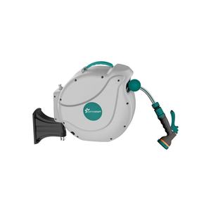 GARTENKRAFT <span class=keywords><strong>Enrouleur</strong></span> de <span class=keywords><strong>tuyau</strong></span> <span class=keywords><strong>automatique</strong></span> en plastique de 30 m - Montage mural extérieur - Tuyaux d'<span class=keywords><strong>arrosage</strong></span> anti-abrasion pour nettoyeur haute pression - Product Image 2