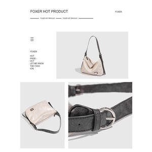 Factory New Women's Soft <b>Large</b> Capacity Zippered Crossbody <b>Tote</b> <b>Bag</b> with Single Handle Fashionable Vintage National Design - Product Image 4