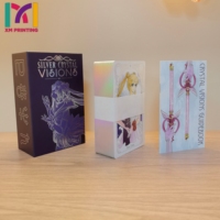 Impression de cartes de tarot et d'oracle personnalisées OEM ODM, bords dorés et argentés, holographiques, gaufrées, avec guide et boîte magnétique, faible MOQ
