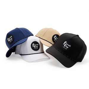 Gorras Impermeables de 5 Paneles con Logotipo Personalizado para Hombre, Gorra de Béisbol Trucker de Alto Rendimiento con Bordado Perforado por Láser - Product Image 3