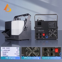 Machine à brouillard d'eau AICPOSE 500W télécommandée pour mariages et fêtes, mini machine à fumée à base d'eau