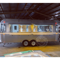 Nouvelle remorque alimentaire mobile avec cuisine complète Restaurant Hot Dog Camper Van Pizza Café Food Cart Ice Cream Food Truck
