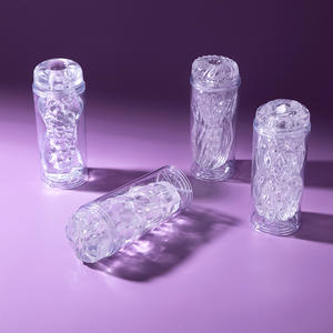 Godess Cup Transparent Crystal White TPE Réaliste Pocket Pussy pour Hommes YAWA TF016 4 Types - Product Image 2