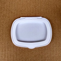 Bouchons anti-poussière en plastique pour lingettes humides, format mini, à ouverture par traction, avec clip de scellage pour gants en nitrile, pour bouteilles d'emballage à capuchon rabattable de forme spéciale
