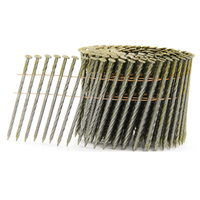 Acier inoxydable 304 Q195 Bobine Clous Anneau Tige Spirale Hélicoïdale Assemblé Vis Fer Matériel Pneumatique Nail Palette