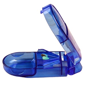 Cortador de Pastillas Portátil Clásico - Organizador de Medicamentos Fácil de Usar - Divisor de Tabletas - Caja de Almacenamiento para Adultos Mayores - Estuche Transparente de Plástico para Pastillas - Personalizable - Product Image 4