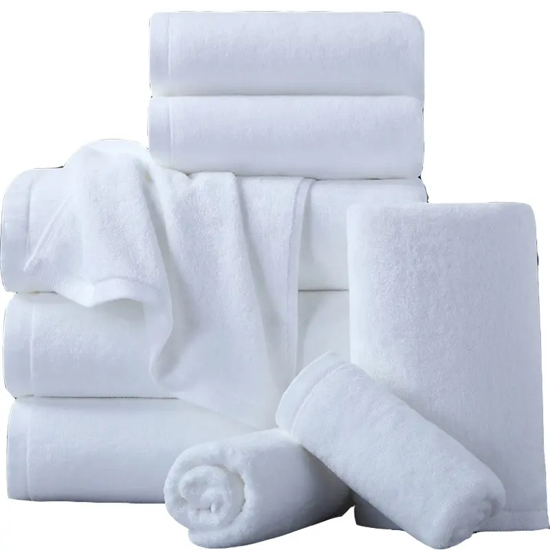 Conjunto de toalla de baño 100% algodón, suave, varios tamaños, se acepta logotipo personalizado y Color, venta al por mayor