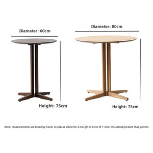 Tavolo da Pranzo Assemblato in <span class=keywords><strong>Legno</strong></span> Naturale Color Noce, <span class=keywords><strong>Design</strong></span> Nordico Modello T-013 per Sala Ricevimenti, Caffetteria, Sala Conferenze - Product Image 5