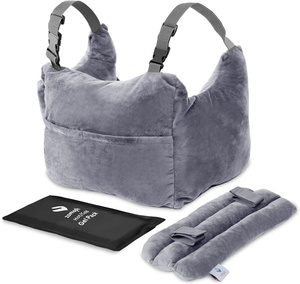 Coussin corporel tricoté en U pour la récupération post-mastectomie, 100 % polyester, indispensable après une lumpectomie ou une chirurgie mammaire - Product Image 1