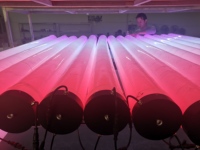 Tube lumineux LED sur pied de 2,5 m, 3D DMX RGB, diamètre 150 mm, éclairage de scène à pixels pour événements et sonorisation