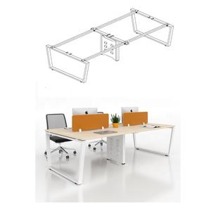 4 sièges avec cadre de boîte métallique cadre pliant pour table - Product Image 1