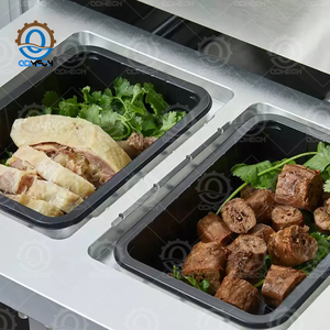 QDMECH Auto 110 Volts Máquina De Selagem De Bandeja De Tabletop Prep De Mapa De Espuma De Plástico Folha De Alumínio Máquina De Selagem De Bandeja - Product Image 5