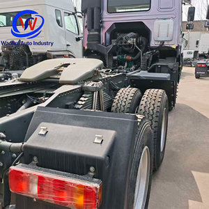 Camion tracteur HOWO 6x4 371HP, poids lourd d'occasion, moteur diesel Weichai, conduite à gauche, transport minier, à vendre - Product Image 3
