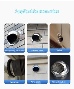 Meilleure Vente : Cache-ventilation Rond en Acier Inoxydable, Diffuseur d'Air Rond en Acier Inoxydable pour Climatisation - Product Image 4