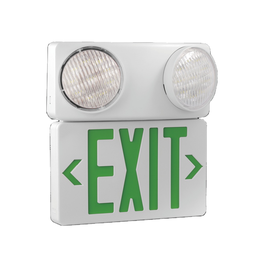 CR-7011 огнезащитный Twin пятно света аварийный знак выхода комбинированный настенный поверхностного монтажа освещения и схемотехника комплект дизайнерской одежды из 2 лет