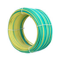 Câble d'alimentation électrique en cuivre Sheng an à un seul conducteur 1*1MM2, isolation en PVC, câble flexible RV, utilisation en hauteur, vert-jaune 750V
