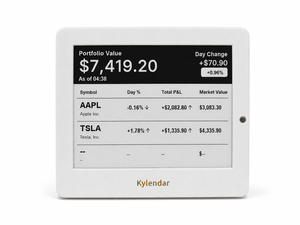Calendrier financier intelligent Kylenar Mini avec affichage <span class=keywords><strong>du</strong></span> portefeuille en papier électronique pour les investisseurs, à fixer au mur, pour la maison ou le bureau - Product Image 1