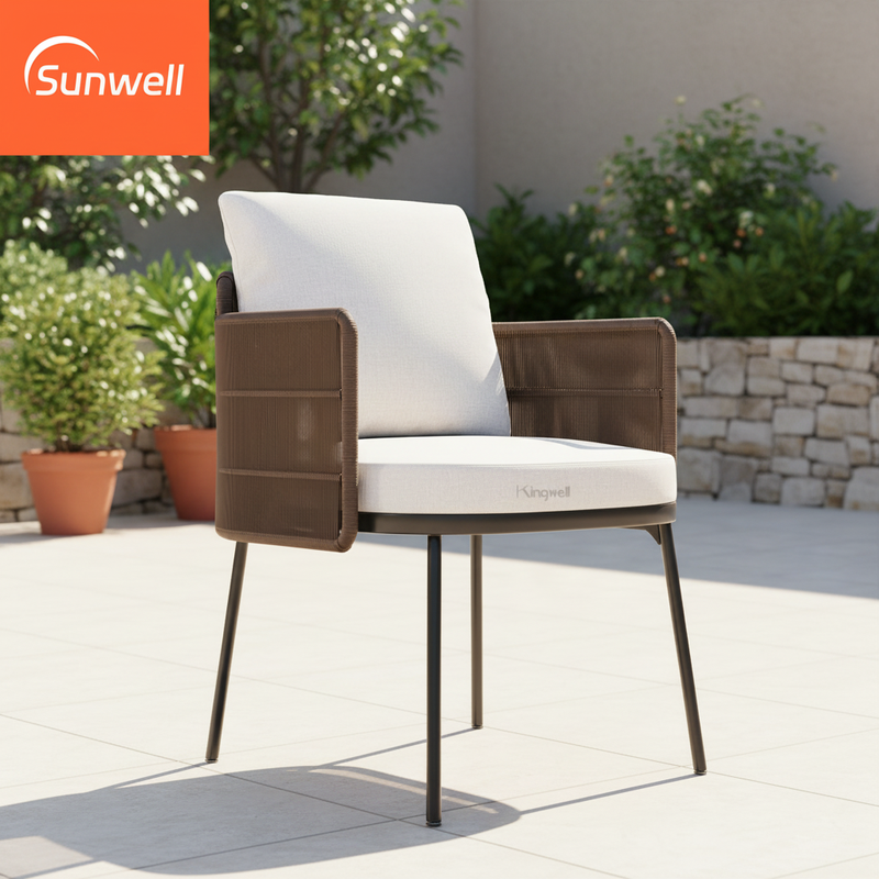 Modern Outdoor Furniture Luxury Aluminum Recliner